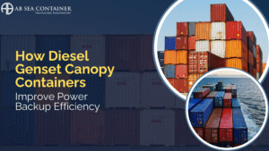 diesel genset canopy containers