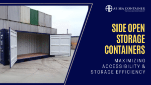 side open storage containers